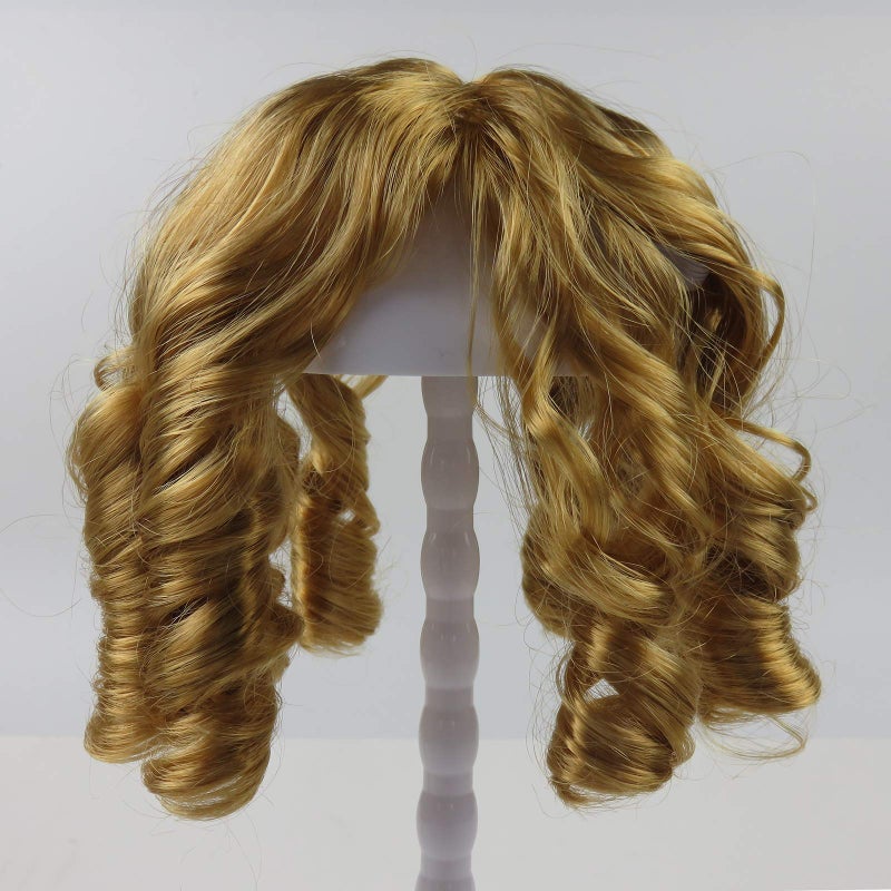Drasawee Pet Supplies -Dog Costumes Queen Style Pet Dog Wigs-gift Gold Yellow - Image 3